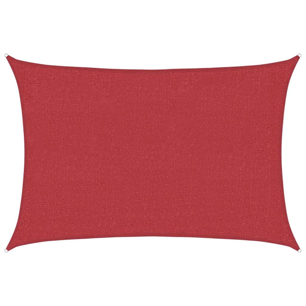 Zonnezeil 160 g/m² 3x4 m HDPE rood is nu te koop bij PeponiXL, paradijselijk wonen!