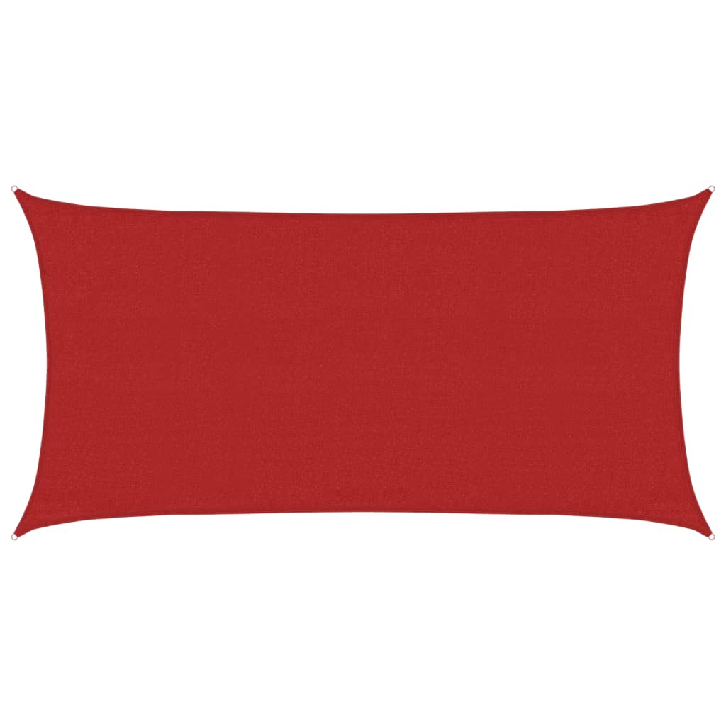 Zonnezeil 160 g/m² 3x6 m HDPE rood is nu te koop bij PeponiXL, paradijselijk wonen!