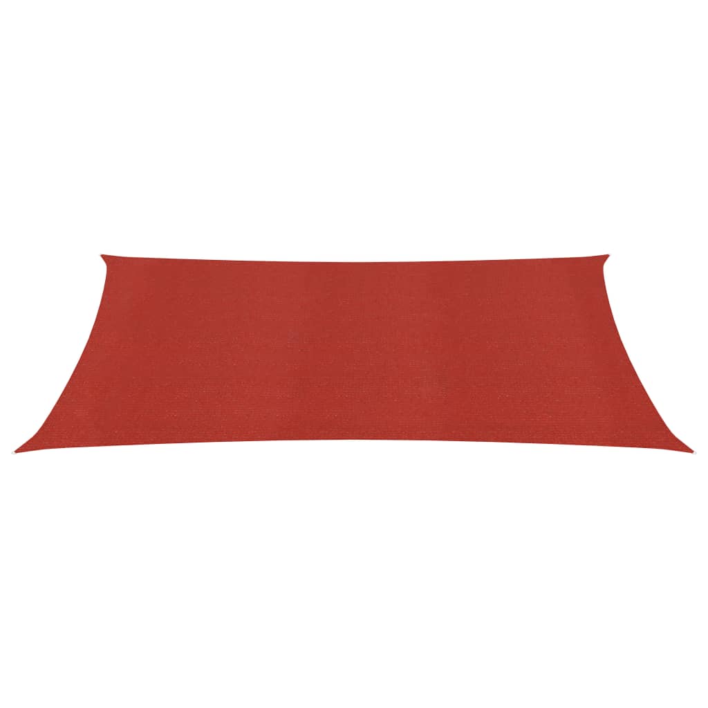 Zonnezeil 160 g/m² 3,5x5 m HDPE rood is nu te koop bij PeponiXL, paradijselijk wonen!