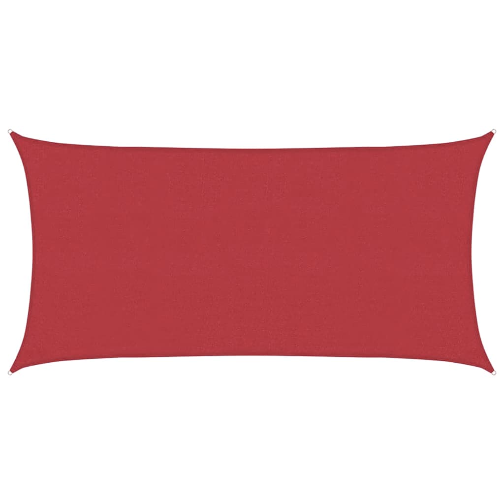 Zonnezeil 160 g/m² 4x7 m HDPE rood is nu te koop bij PeponiXL, paradijselijk wonen!