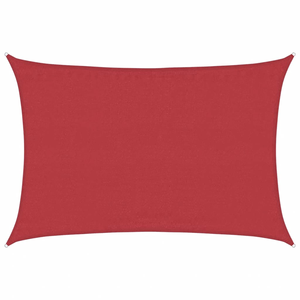 Zonnezeil 160 g/m² 5x7 m HDPE rood is nu te koop bij PeponiXL, paradijselijk wonen!
