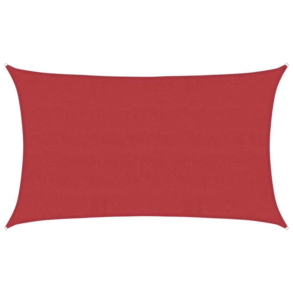 Zonnezeil 160 g/m² 5x8 m HDPE rood is nu te koop bij PeponiXL, paradijselijk wonen!