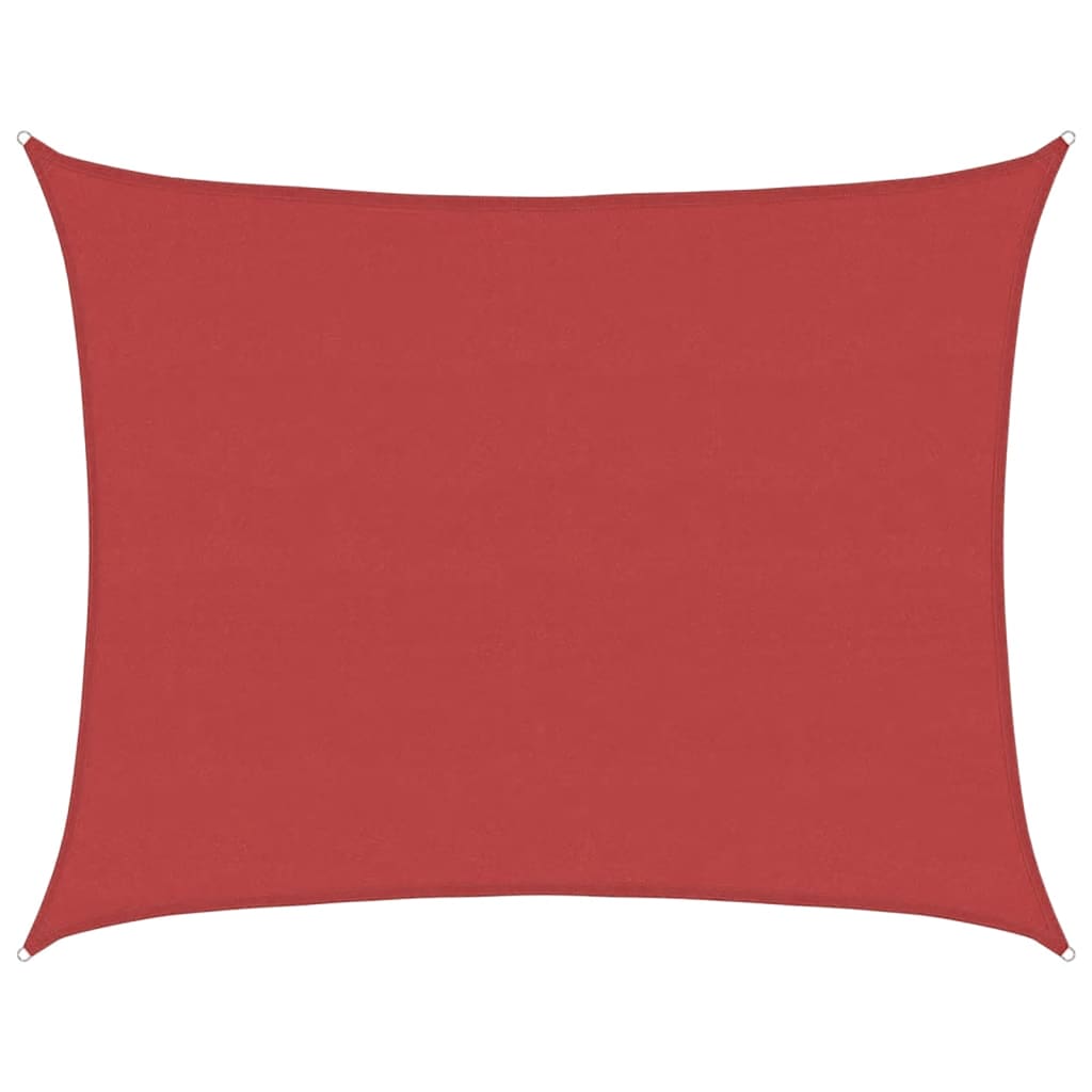 Zonnezeil 160 g/m² 6x7 m HDPE rood is nu te koop bij PeponiXL, paradijselijk wonen!