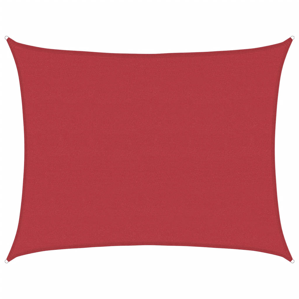 Zonnezeil 160 g/m² 6x8 m HDPE rood is nu te koop bij PeponiXL, paradijselijk wonen!