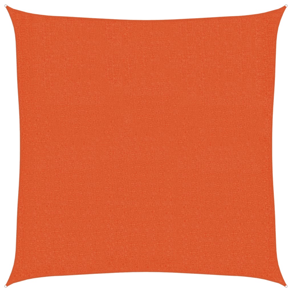 Zonnezeil 160 g/m² 2,5x2,5 m HDPE oranje is nu te koop bij PeponiXL, paradijselijk wonen!