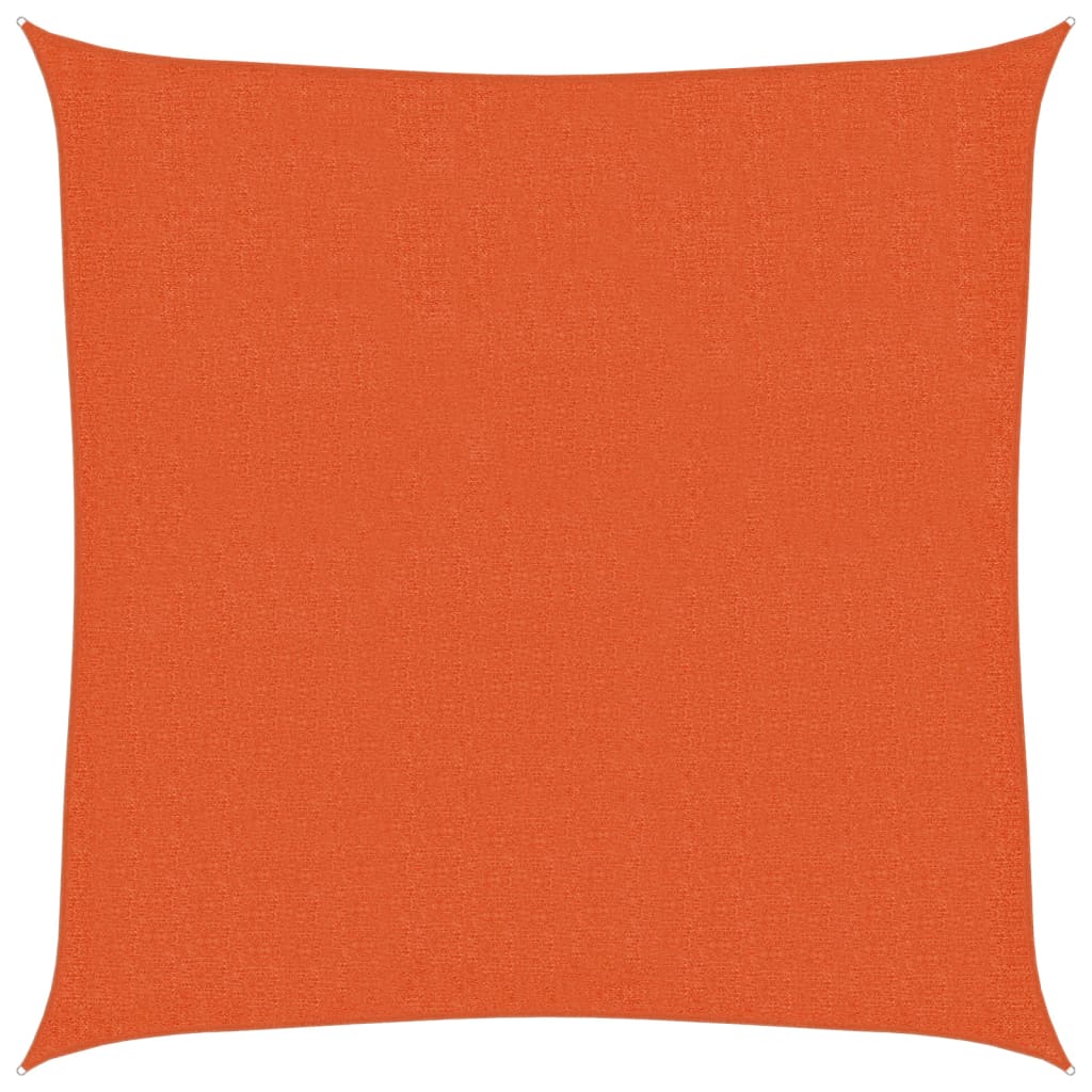 Zonnezeil 160 g/m² 3x3 m HDPE oranje is nu te koop bij PeponiXL, paradijselijk wonen!