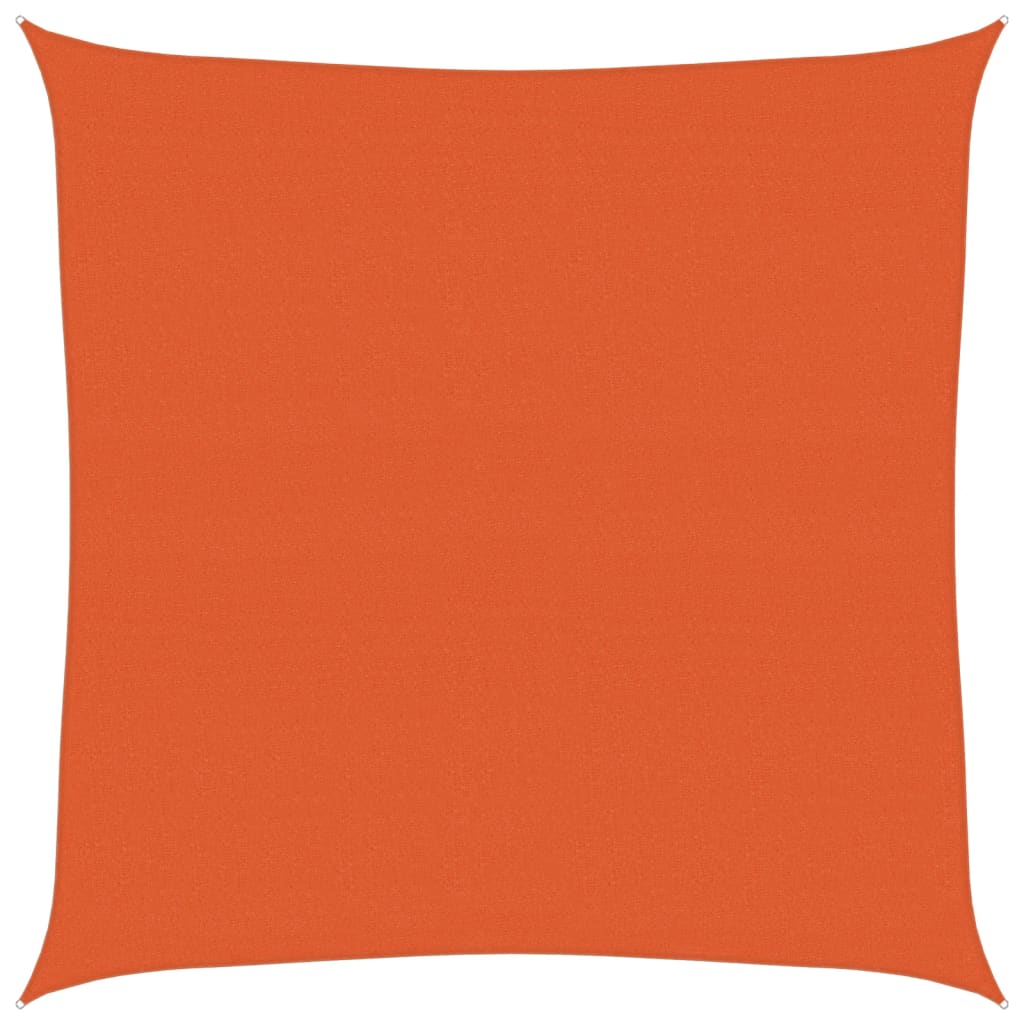 Zonnezeil 160 g/m² vierkant 4x4 m HDPE oranje is nu te koop bij PeponiXL, paradijselijk wonen!