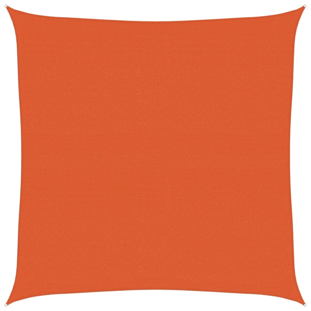 Zonnezeil 160 g/m² vierkant 7x7 m HDPE oranje is nu te koop bij PeponiXL, paradijselijk wonen!