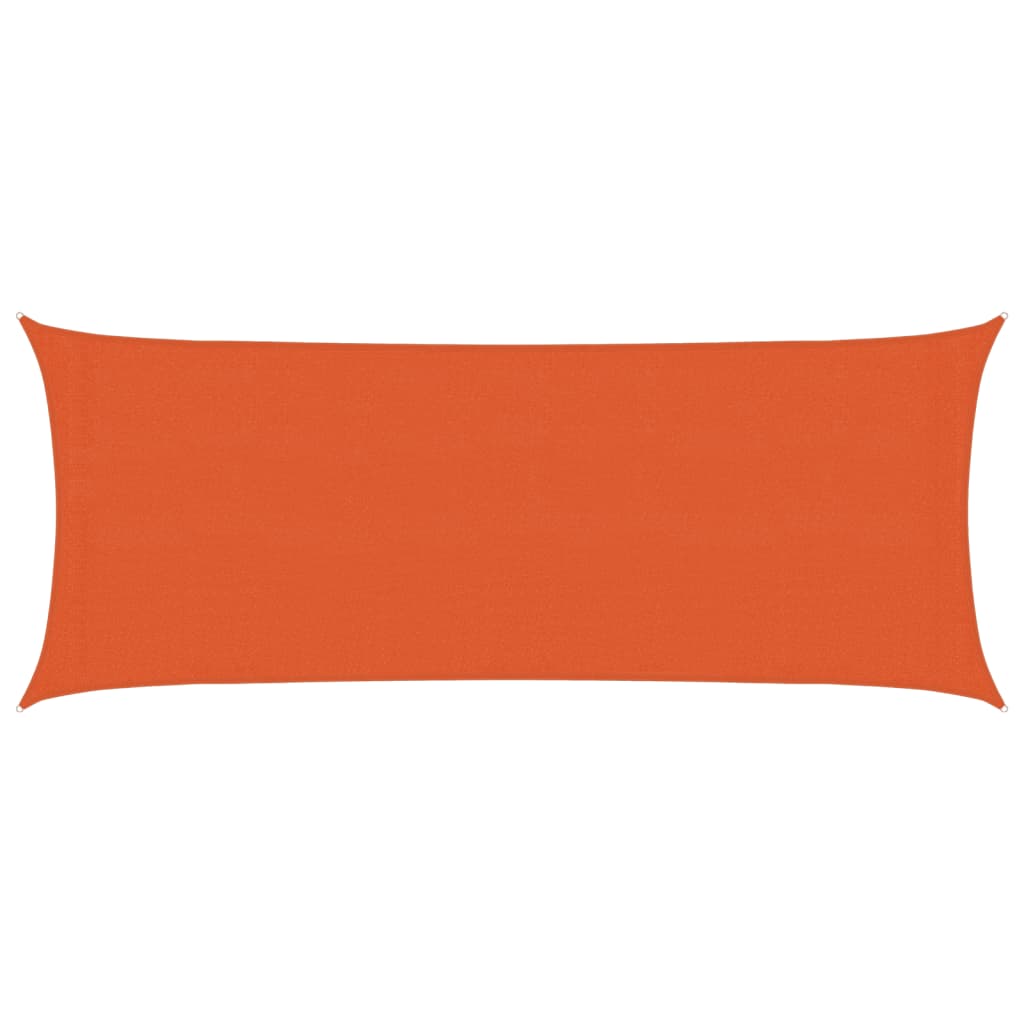 Zonnezeil 160 g/m² 2x5 m HDPE oranje is nu te koop bij PeponiXL, paradijselijk wonen!