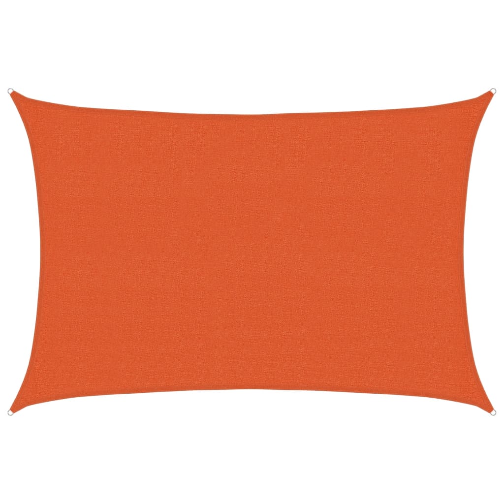 Zonnezeil 160 g/m² 2,5x3,5 m HDPE oranje is nu te koop bij PeponiXL, paradijselijk wonen!