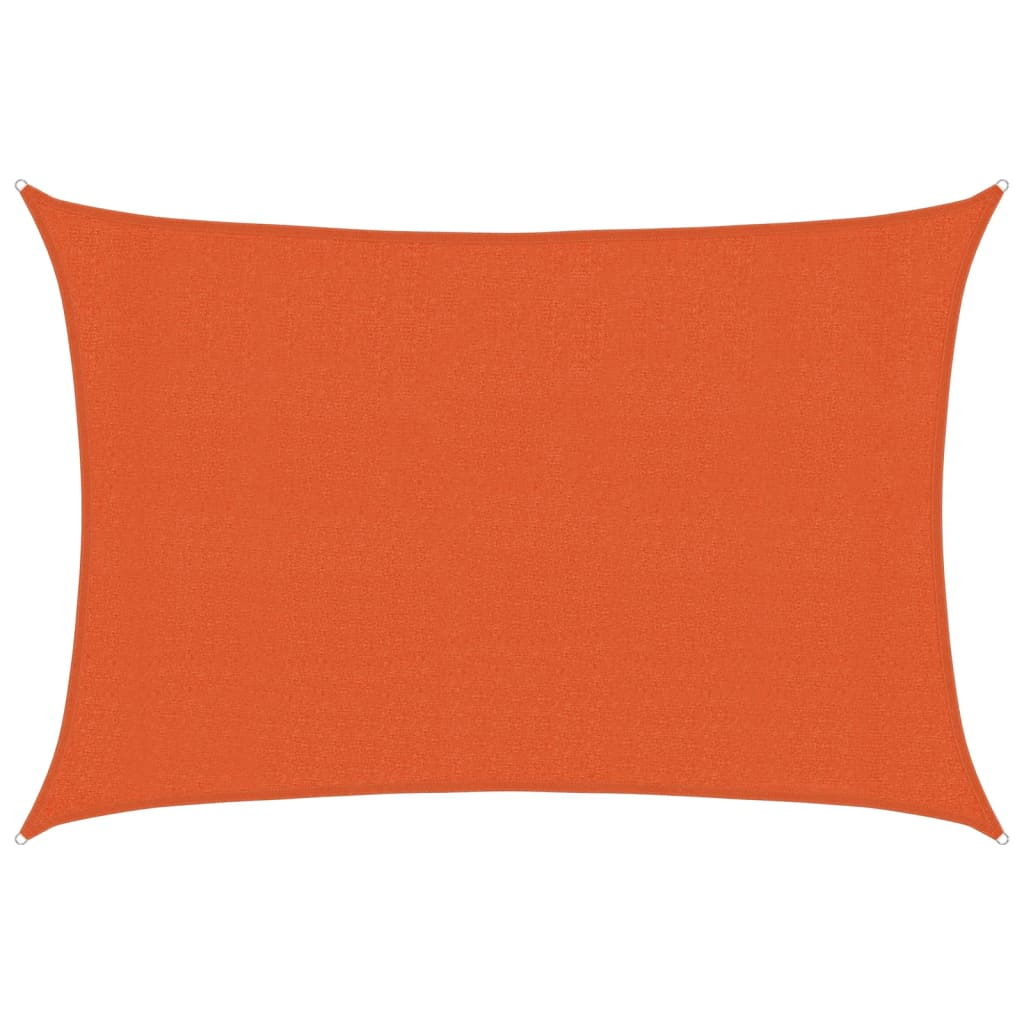Zonnezeil 160 g/m² 3x4 m HDPE oranje is nu te koop bij PeponiXL, paradijselijk wonen!
