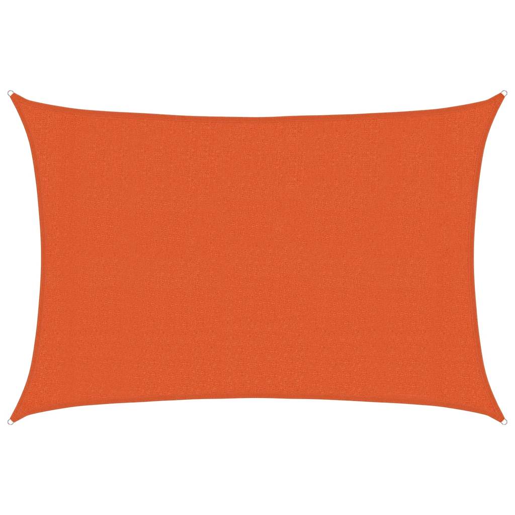 Zonnezeil 160 g/m² rechthoekig 3x4,5 m HDPE oranje is nu te koop bij PeponiXL, paradijselijk wonen!