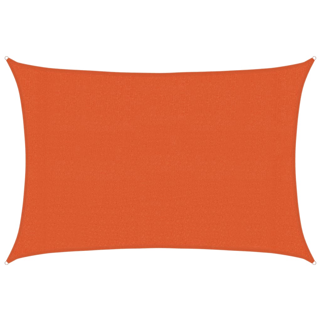 Zonnezeil 160 g/m² rechthoekig 3x5 m HDPE oranje is nu te koop bij PeponiXL, paradijselijk wonen!