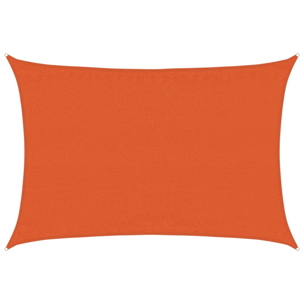 Zonnezeil 160 g/m² 3,5x4,5 m HDPE oranje is nu te koop bij PeponiXL, paradijselijk wonen!