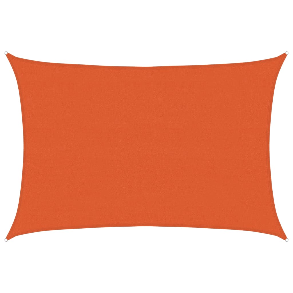 Zonnezeil 160 g/m² 3,5x5 m HDPE oranje is nu te koop bij PeponiXL, paradijselijk wonen!