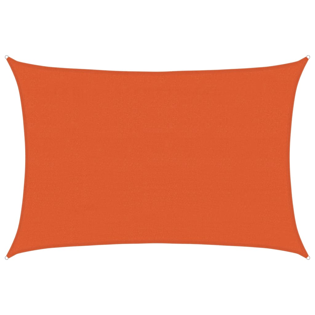 Zonnezeil 160 g/m² rechthoekig 4x5 m HDPE oranje is nu te koop bij PeponiXL, paradijselijk wonen!