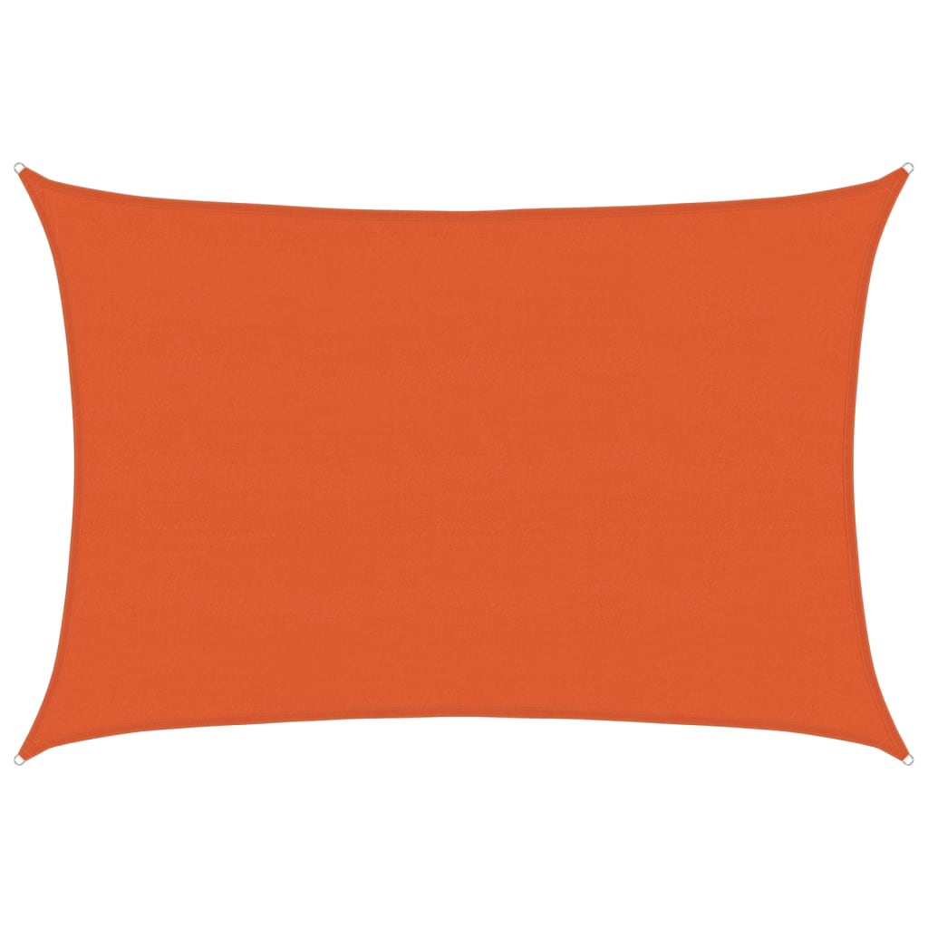 Zonnezeil 160 g/m² rechthoekig 5x7 m HDPE oranje is nu te koop bij PeponiXL, paradijselijk wonen!