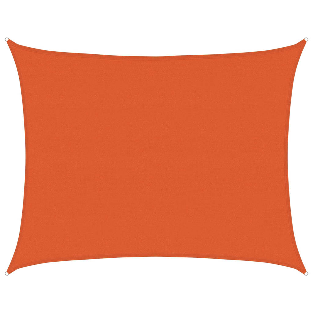 Zonnezeil 160 g/m² rechthoekig 6x7 m HDPE oranje is nu te koop bij PeponiXL, paradijselijk wonen!