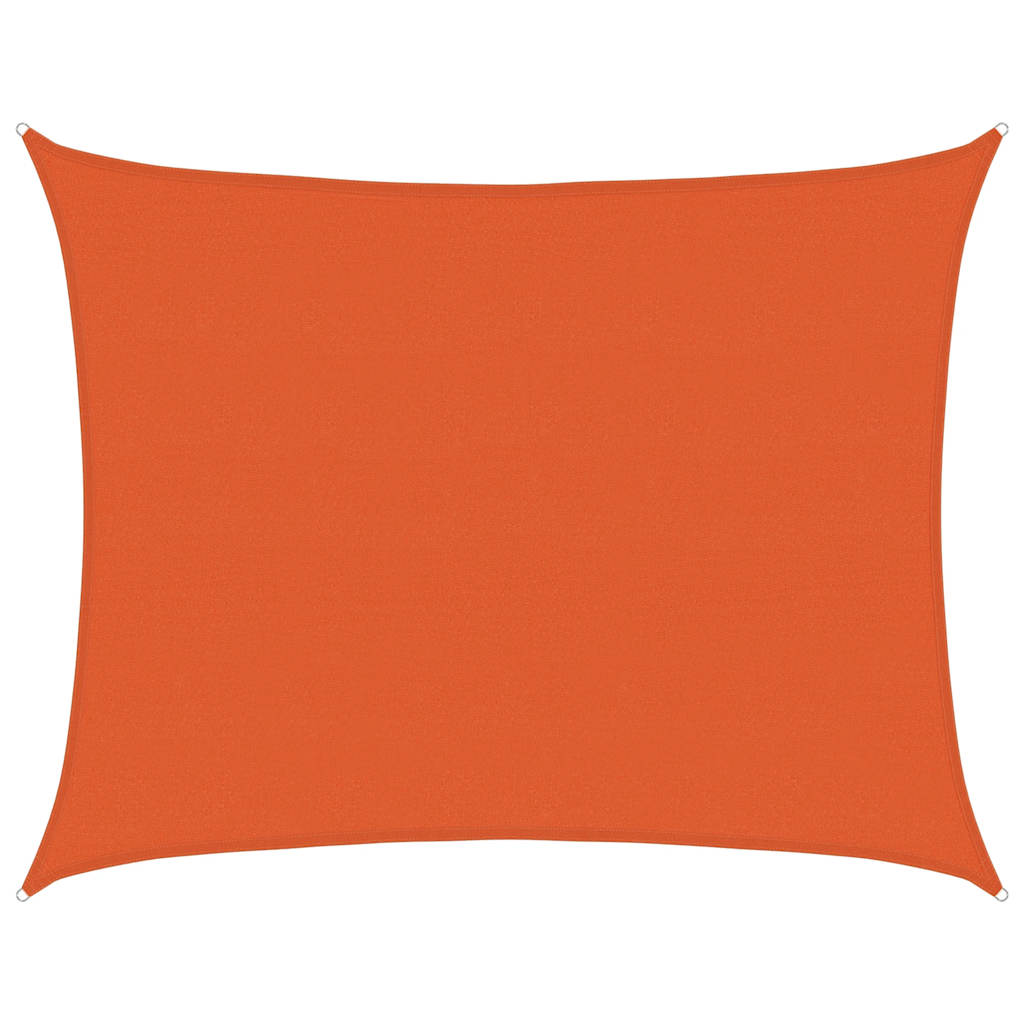 Zonnezeil 160 g/m² rechthoekig 6x8 m HDPE oranje is nu te koop bij PeponiXL, paradijselijk wonen!