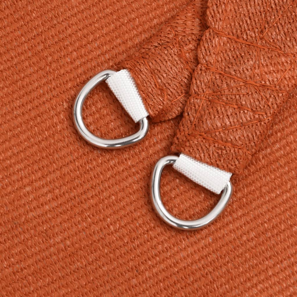 Zonnezeil 160 g/m² 4x4x4 m HDPE oranje is nu te koop bij PeponiXL, paradijselijk wonen!