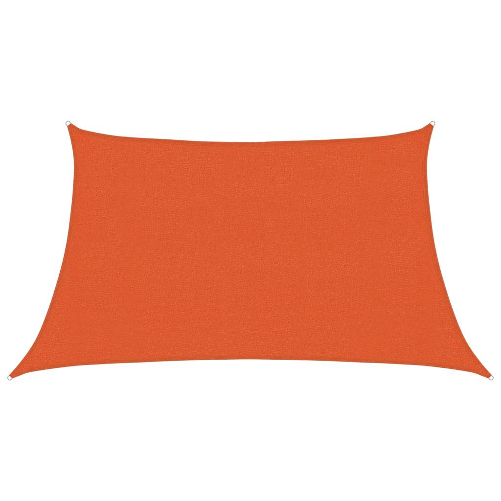 Zonnezeil 160 g/m² trapezium 3/4x2 m HDPE oranje is nu te koop bij PeponiXL, paradijselijk wonen!