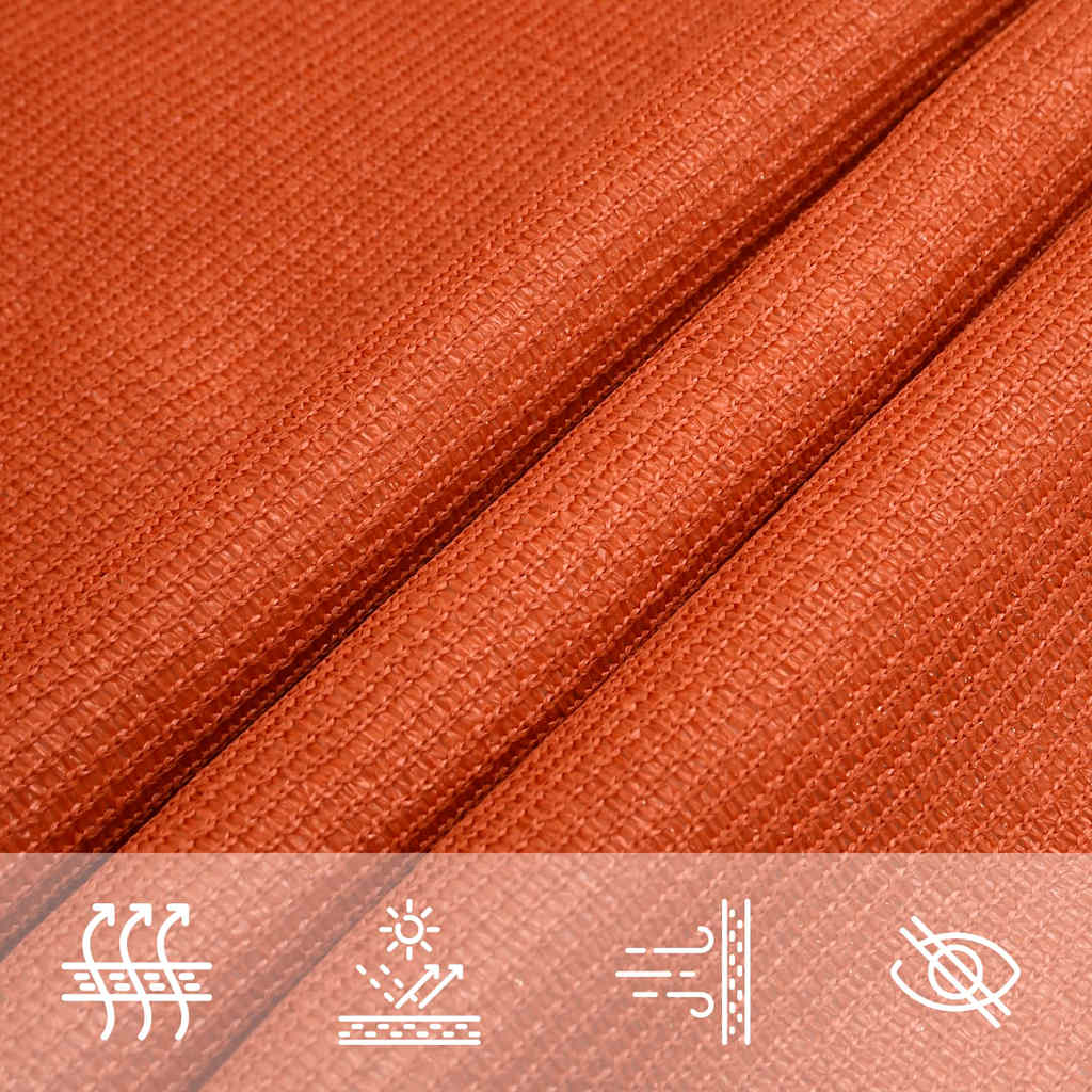 Zonnezeil 160 g/m² trapezium 3/4x2 m HDPE oranje is nu te koop bij PeponiXL, paradijselijk wonen!