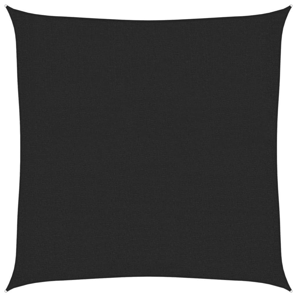 Zonnezeil 160 g/m² 3x3 m HDPE zwart is nu te koop bij PeponiXL, paradijselijk wonen!