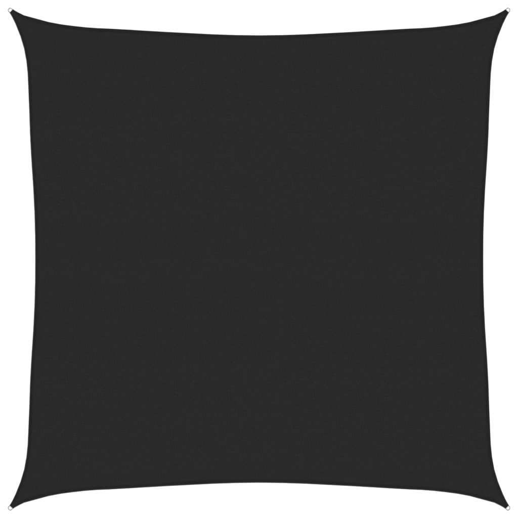 Zonnezeil 160 g/m² 5x5 m HDPE zwart is nu te koop bij PeponiXL, paradijselijk wonen!