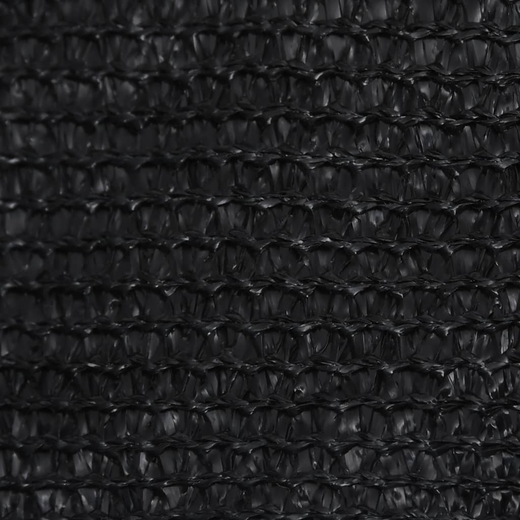 Zonnezeil 160 g/m² 5x5 m HDPE zwart is nu te koop bij PeponiXL, paradijselijk wonen!