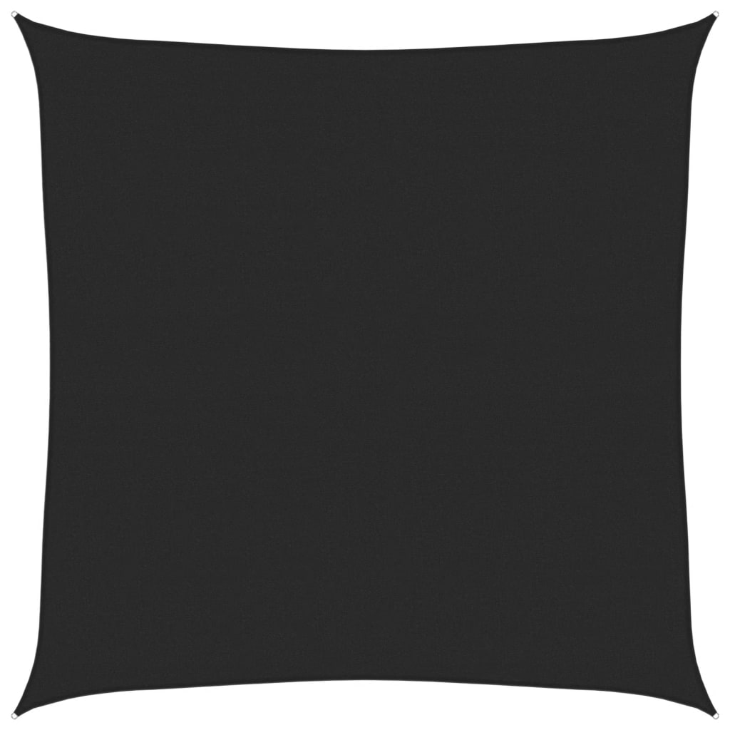 Zonnezeil 160 g/m² 7x7 m HDPE zwart is nu te koop bij PeponiXL, paradijselijk wonen!