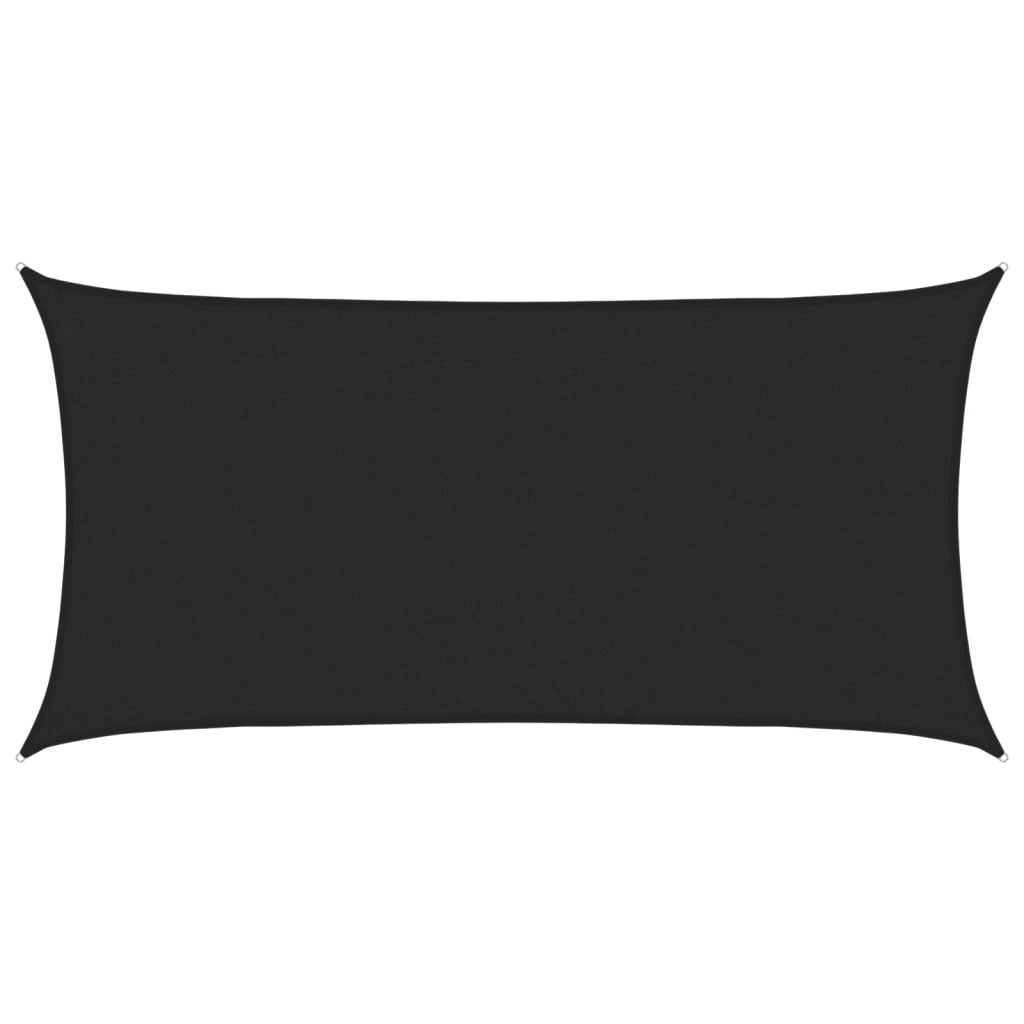 Zonnezeil 160 g/m² 2x3,5 m HDPE zwart is nu te koop bij PeponiXL, paradijselijk wonen!