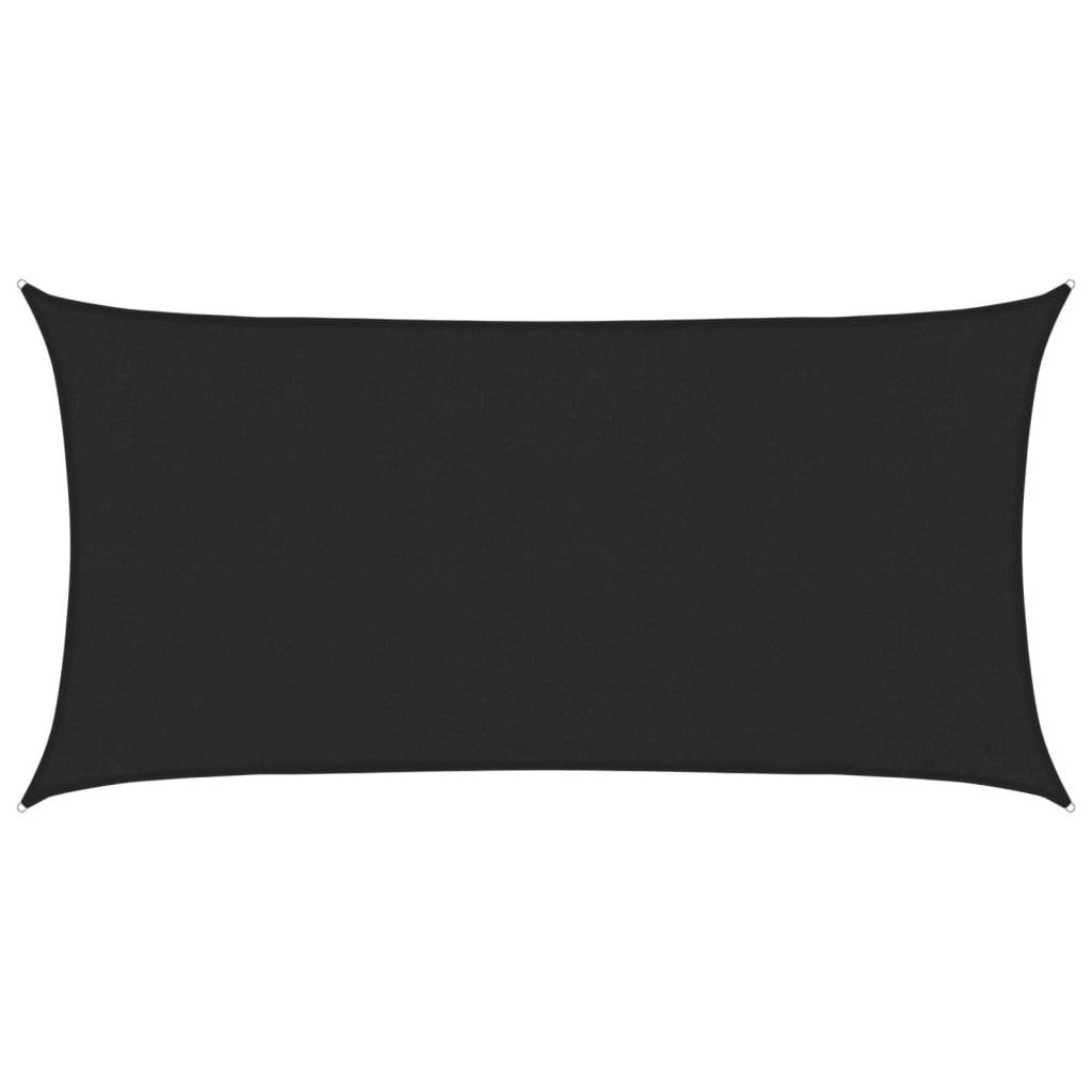 Zonnezeil 160 g/m² 3x6 m HDPE zwart is nu te koop bij PeponiXL, paradijselijk wonen!
