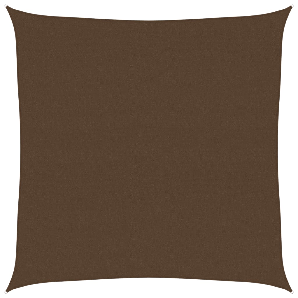 Zonnezeil 160 g/m² 5x5 m HDPE bruin is nu te koop bij PeponiXL, paradijselijk wonen!