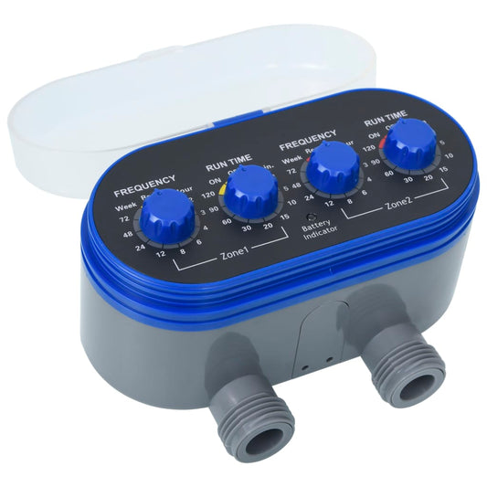 Watertimer met dubbele uitgang en kogelkranen is nu te koop bij PeponiXL, paradijselijk wonen!