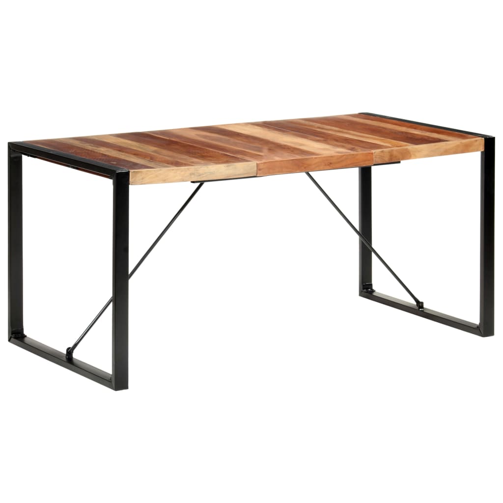 Eettafel 160x80x75 cm massief hout is nu te koop bij PeponiXL, paradijselijk wonen!
