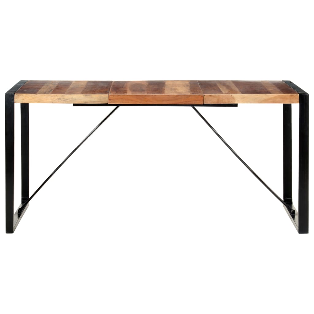 Eettafel 160x80x75 cm massief hout is nu te koop bij PeponiXL, paradijselijk wonen!