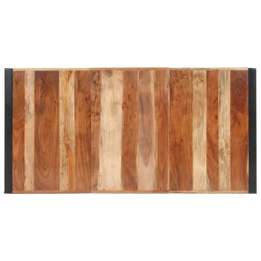 Eettafel 160x80x75 cm massief hout is nu te koop bij PeponiXL, paradijselijk wonen!