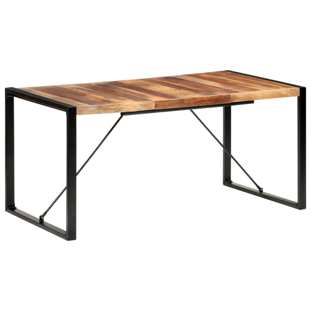 Eettafel 160x80x75 cm massief hout is nu te koop bij PeponiXL, paradijselijk wonen!