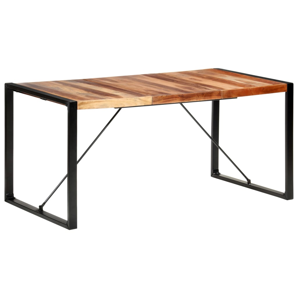 Eettafel 160x80x75 cm massief hout is nu te koop bij PeponiXL, paradijselijk wonen!