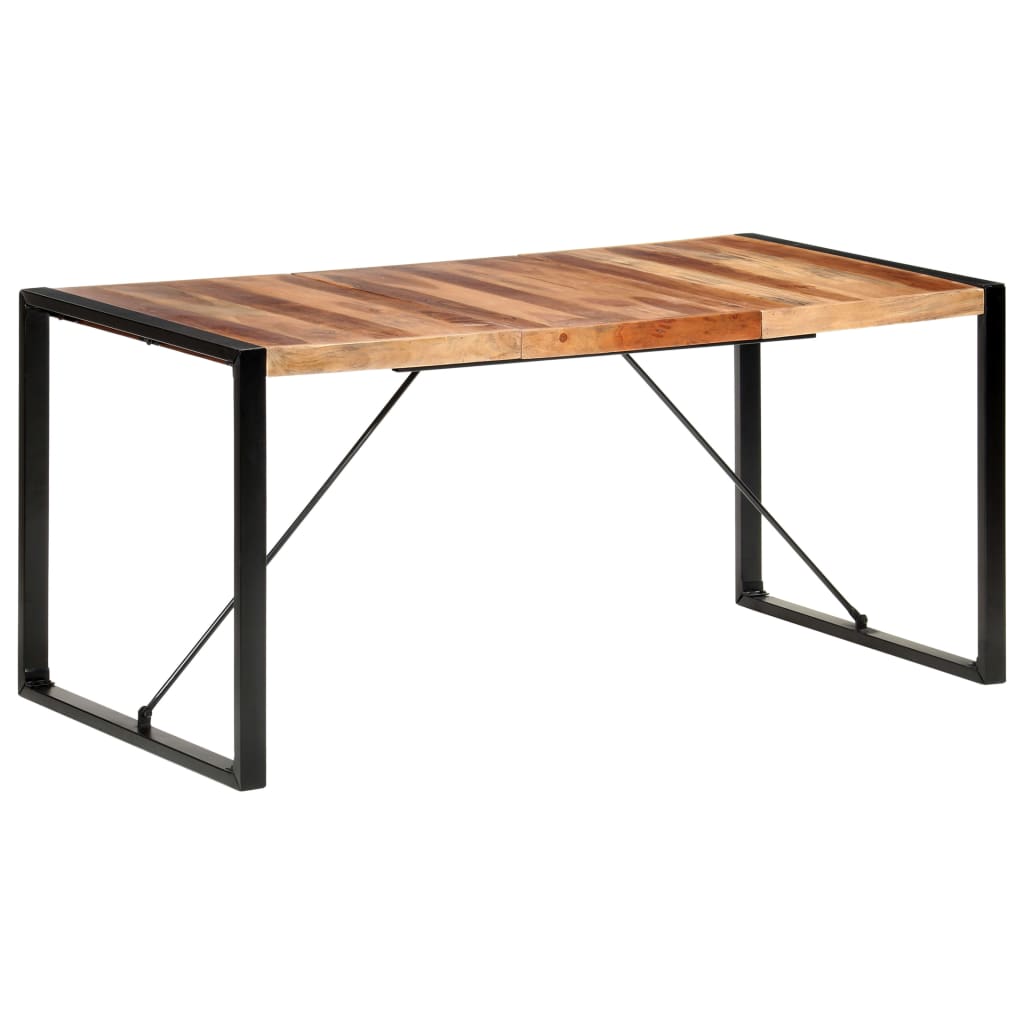 Eettafel 160x80x75 cm massief hout is nu te koop bij PeponiXL, paradijselijk wonen!
