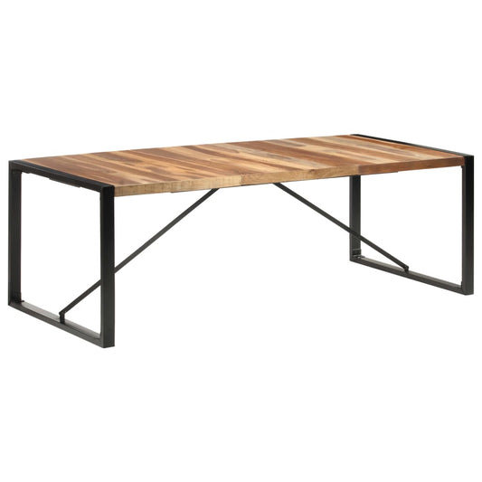 Eettafel 220x100x75 cm massief hout is nu te koop bij PeponiXL, paradijselijk wonen!