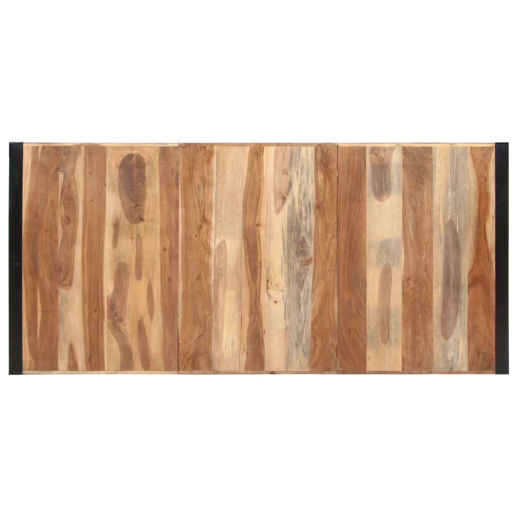 Eettafel 220x100x75 cm massief hout is nu te koop bij PeponiXL, paradijselijk wonen!