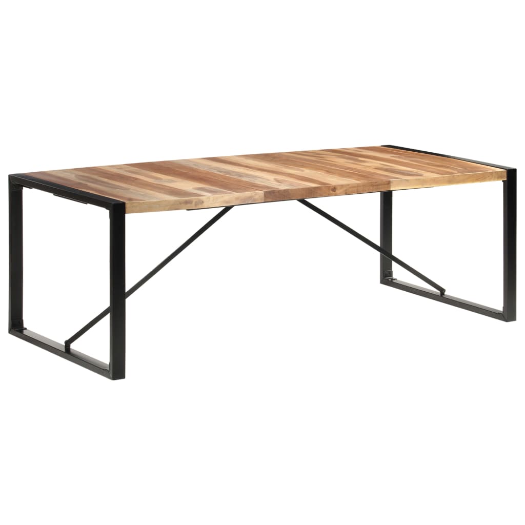 Eettafel 220x100x75 cm massief hout is nu te koop bij PeponiXL, paradijselijk wonen!
