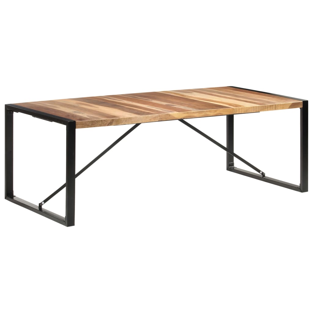 Eettafel 220x100x75 cm massief hout is nu te koop bij PeponiXL, paradijselijk wonen!