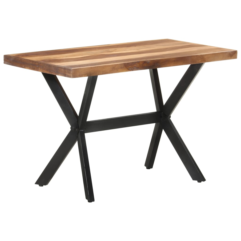 Eettafel 120x60x75 cm massief hout met honingkleurige afwerking is nu te koop bij PeponiXL, paradijselijk wonen!