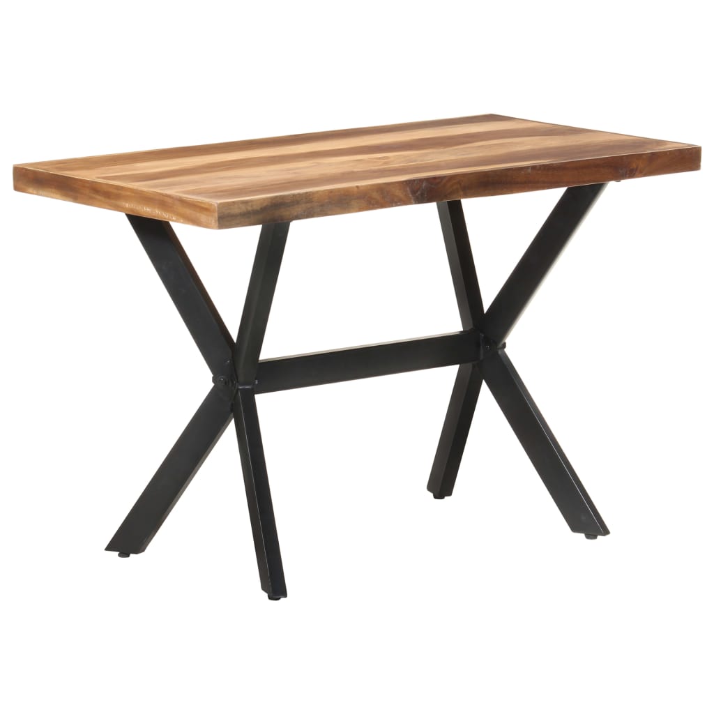 Eettafel 120x60x75 cm massief hout met honingkleurige afwerking is nu te koop bij PeponiXL, paradijselijk wonen!