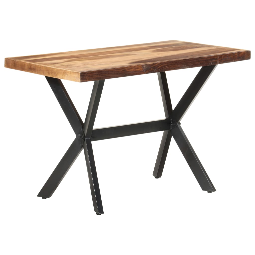 Eettafel 120x60x75 cm massief hout met honingkleurige afwerking is nu te koop bij PeponiXL, paradijselijk wonen!