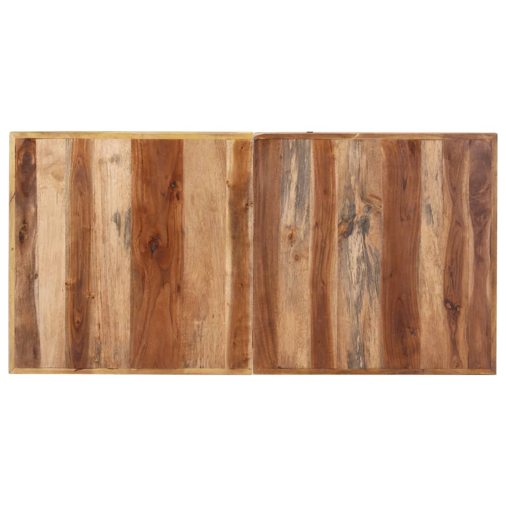 Eettafel 140x70x75 cm massief hout met honingkleurige afwerking is nu te koop bij PeponiXL, paradijselijk wonen!