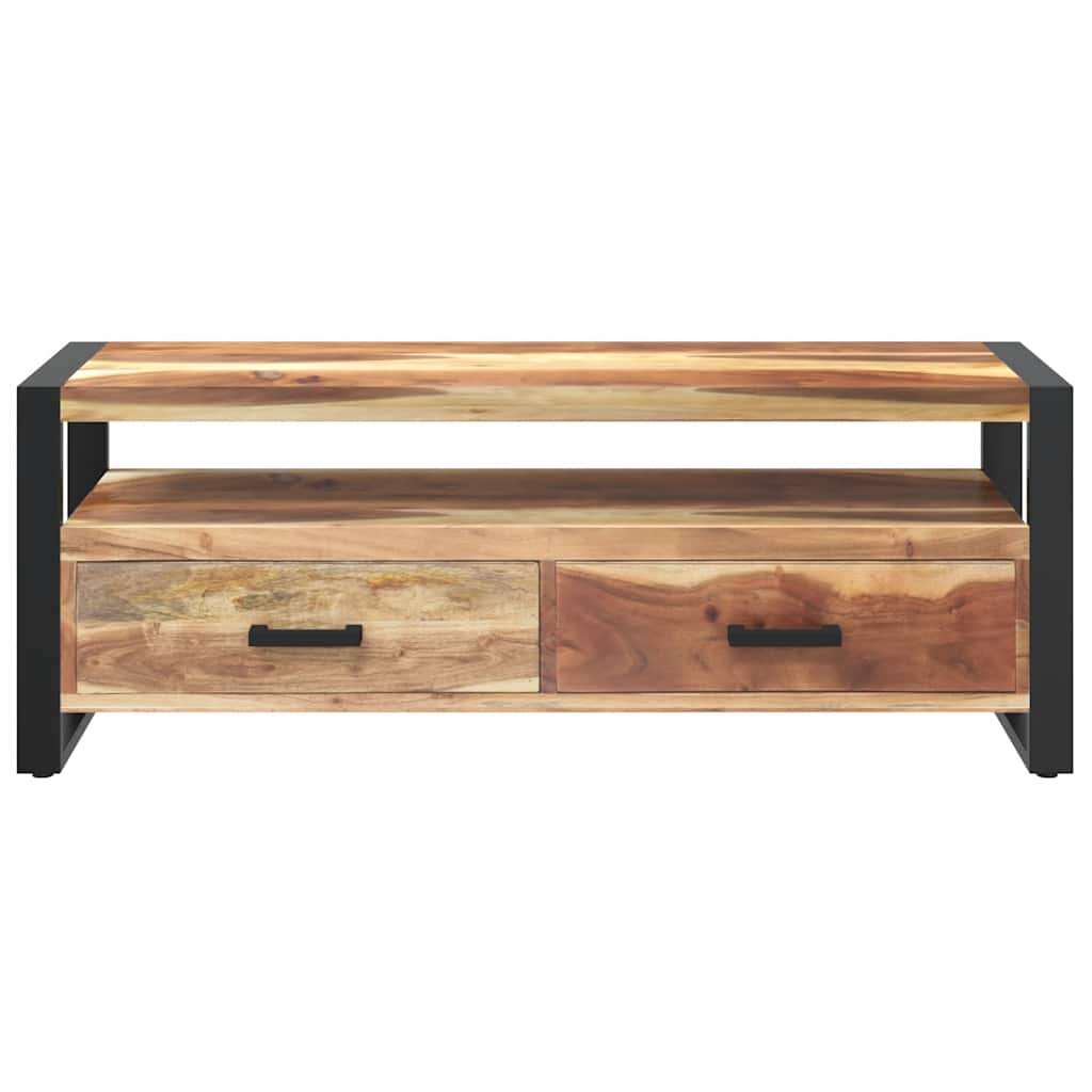 Tv-meubel 120x35x45 cm hout met honingkleurige afwerking is nu te koop bij PeponiXL, paradijselijk wonen!