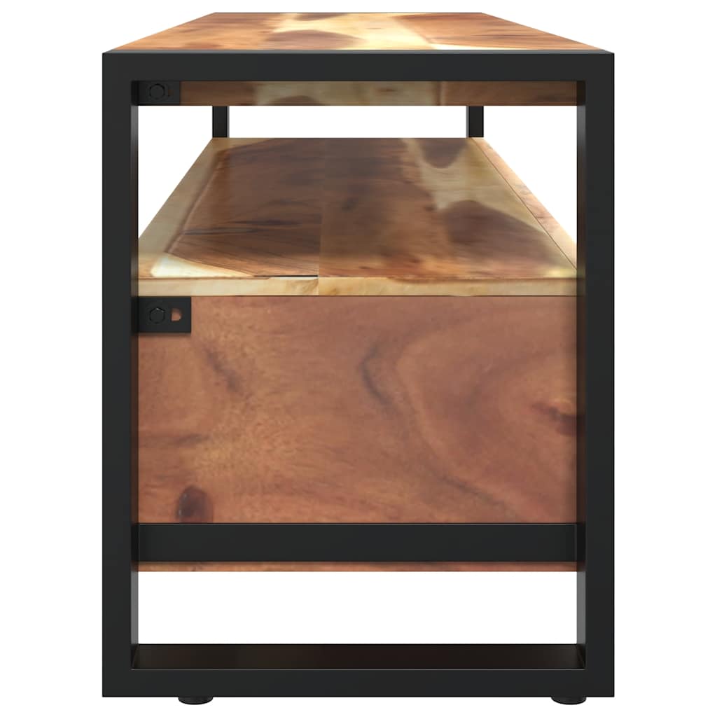Tv-meubel 120x35x45 cm hout met honingkleurige afwerking is nu te koop bij PeponiXL, paradijselijk wonen!